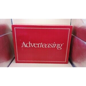Vintage 1988 Adverteasing Board Game The Game Of Slogans Commercials Jingles